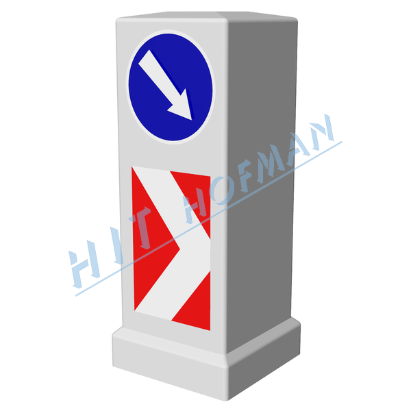 Unlit flexible bollard NPM  30 HIT HOFMAN s r o 